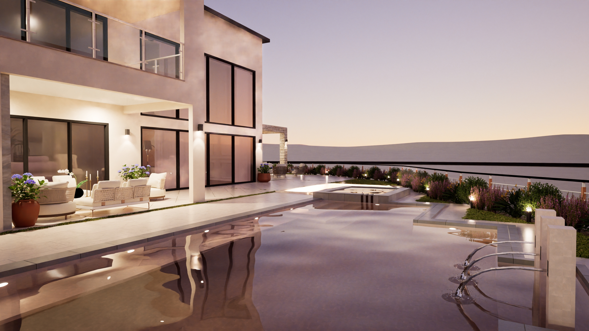 Luxury outdoor living space by BSH